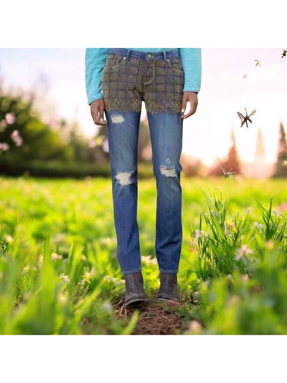 Paige Jimmy Jimmy Skinny Josephine Jeans Size 27 Blue